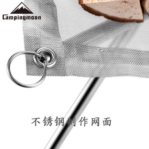 户外不锈钢点炭炉折叠烧烤架生火炉取暖炉火焰山焚火架小号