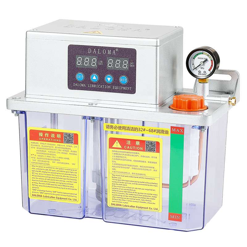 全自动齿轮油泵4L数控车床注油器 220V电动泄压式稀油润滑