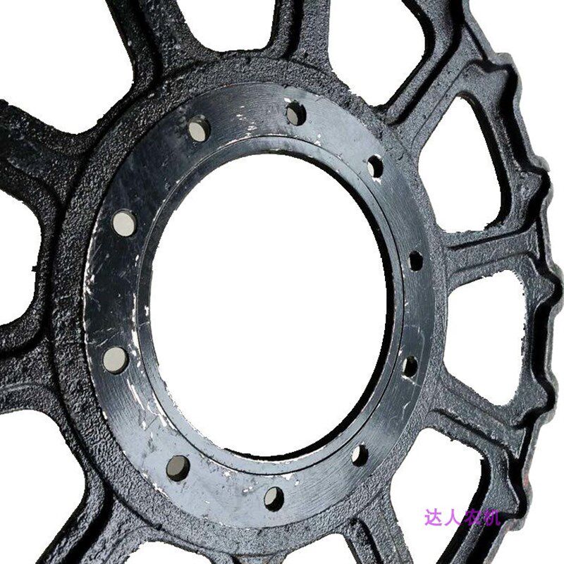 湖南农夫驱动轮履带拖拉机驱动轮702/802/902三角形底盘旋耕机件