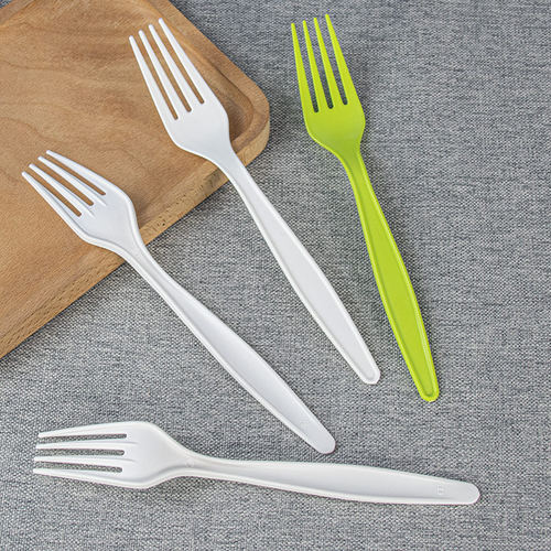 一次性叉子塑料叉8寸西餐叉牛排叉水果意面叉加厚硬质大叉子18cm