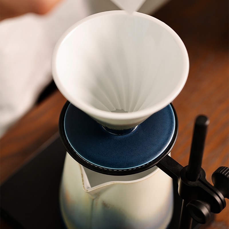 象上【V60陶瓷滤杯】滴漏式山海蓝高颜值景德镇陶瓷咖啡杯手冲