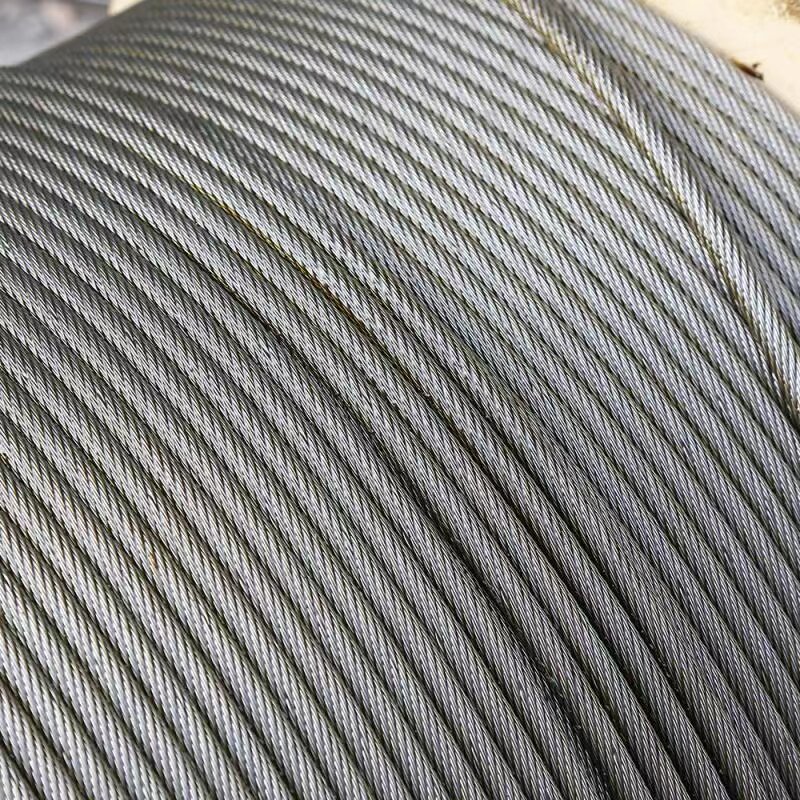 多股防旋转涂油钢丝绳4-20mm钢芯纯钢丝高强度耐磨吊机汽车吊专用