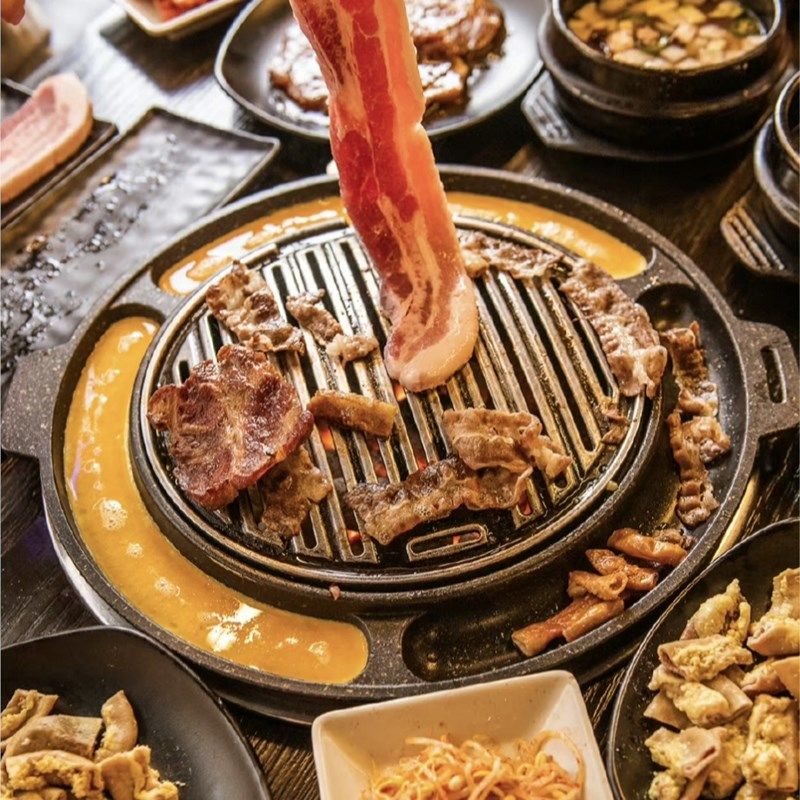 韩式鸡蛋糕烤盘烤肉盘商用乌龟芝士玉米炭火烧烤盘碳烤篦子38外圈