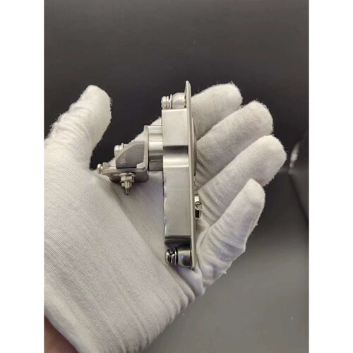 MS505-2开关控制柜锁铁皮柜方形柜锁配电箱平面锁304不锈钢