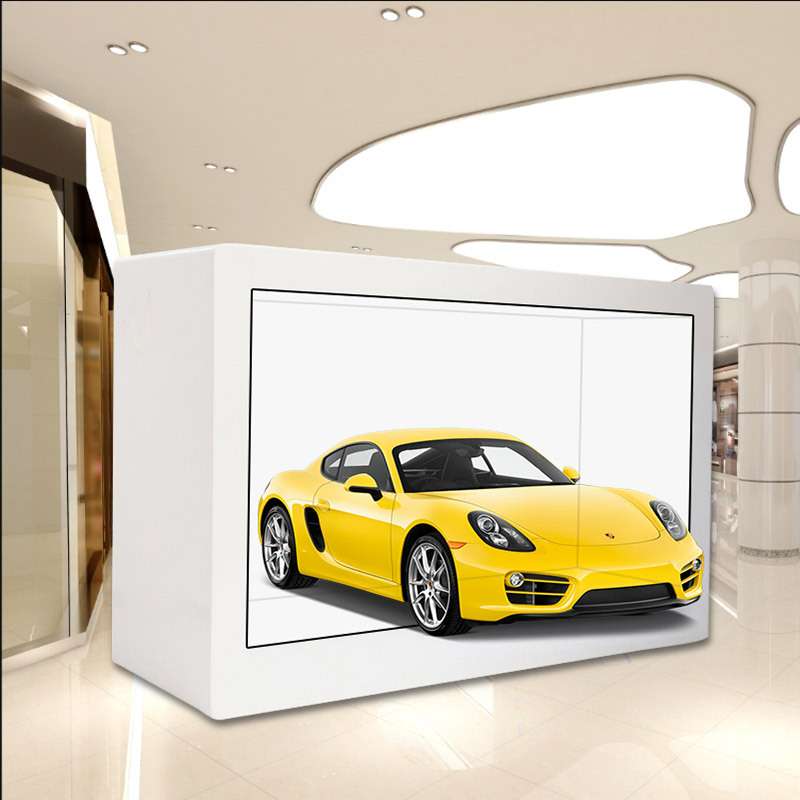 厂家直供19寸液晶透明展示柜 LCD液晶显示屏珠宝透明触摸展示柜