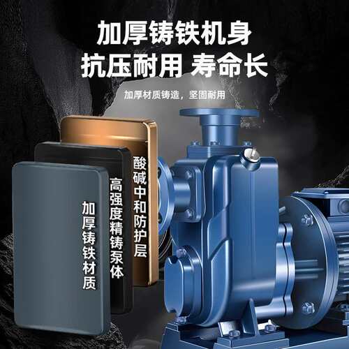BZ自吸泵ZW自吸排污泵工业级工程抽水泵卧式吸水自吸泵