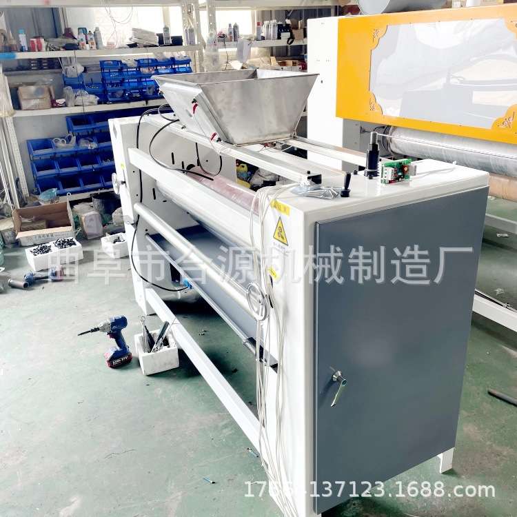 沾蜂窝纸门板全自动淋胶机 AB胶精密计量自动淋胶设备 木门涂胶机