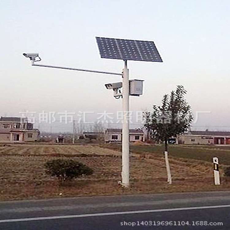 汇杰灯具 双头太阳能路灯 户外led太阳能路灯 太阳能小区路灯