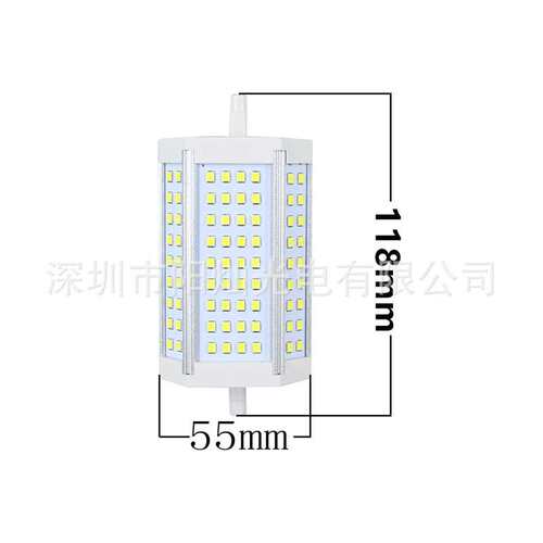 led高亮大功率30W r7s led玉米灯72珠smd2835横插灯泛光厂家