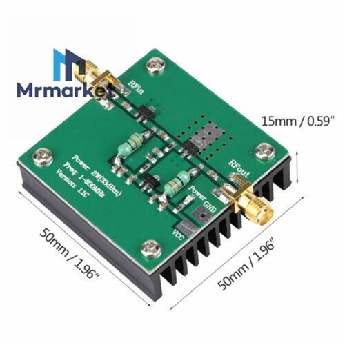 射频 宽带 功放 功率 放大器(1--930MHz,2.0W)