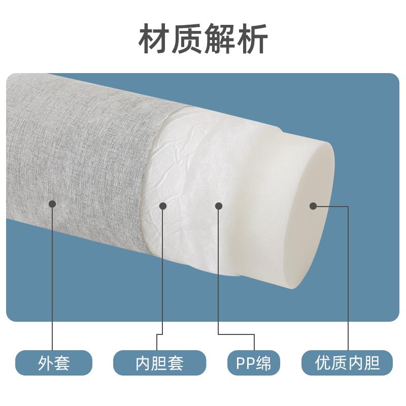 沙发圆柱枕头办公室圆形长条抱枕腰枕腿枕沙发靠背加高腰靠垫靠枕