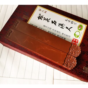 镇尺 松花石镇纸 兽面纹压纸 御砚堂 老坑石材雕刻 书法文房 文镇