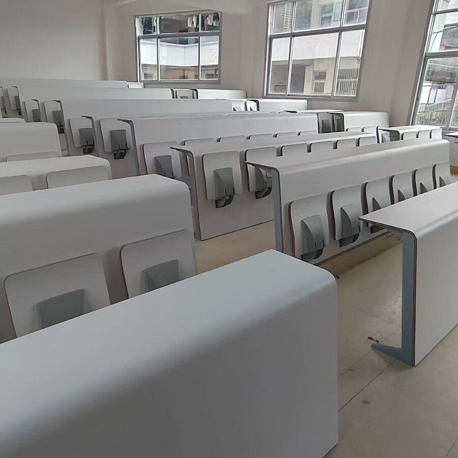 阶梯教室排椅联排课桌椅学校折叠报告厅座椅翻板椅子会议室连排