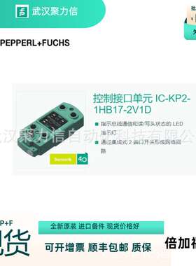 P+F德国 倍+福IQT1-FP-IO-V1 IQT1-FP-R4-V1 原装RFID 读/写设备