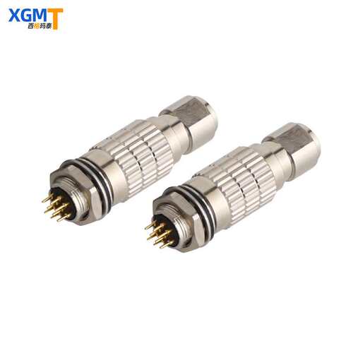 兼容HRS广濑连接器HR25-7TP-8P插头大恒灰点工业相机触发线接头