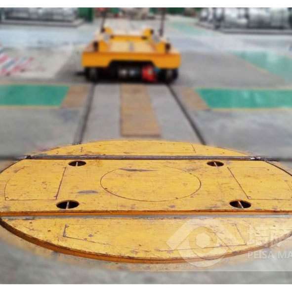 电动转盘车 轻松转弯 用于轨道车在交叉轨道间的转换运输设备