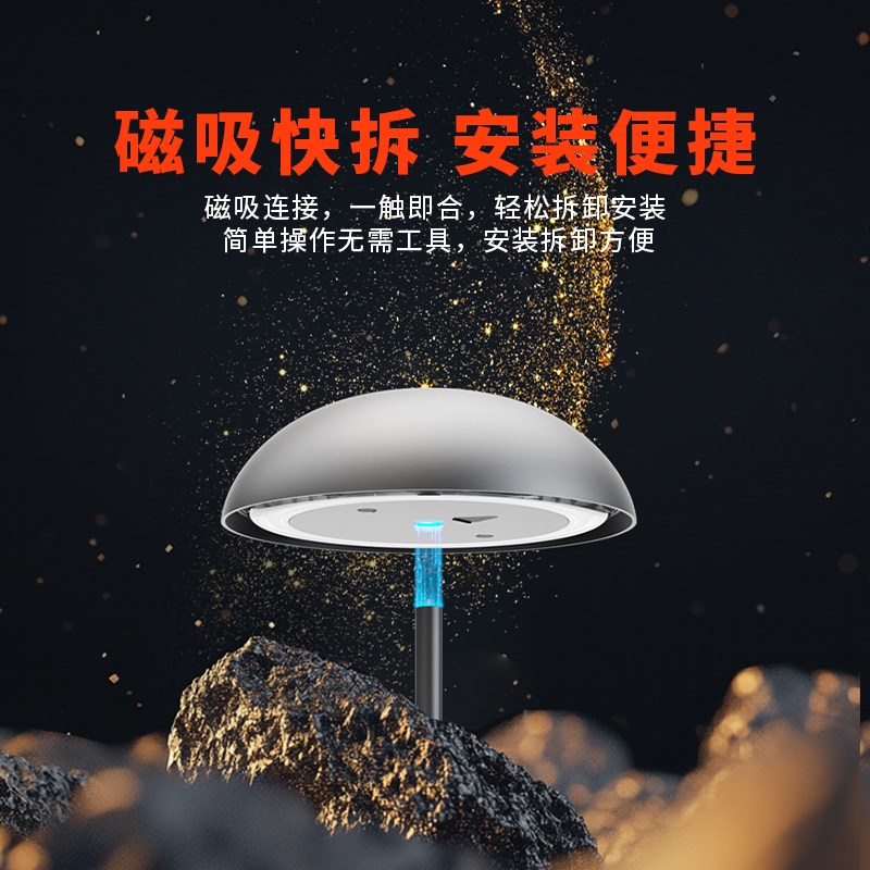 曙匠便携护眼充电小台灯卧室床头氛围灯露营野餐户外蘑菇花苞台灯