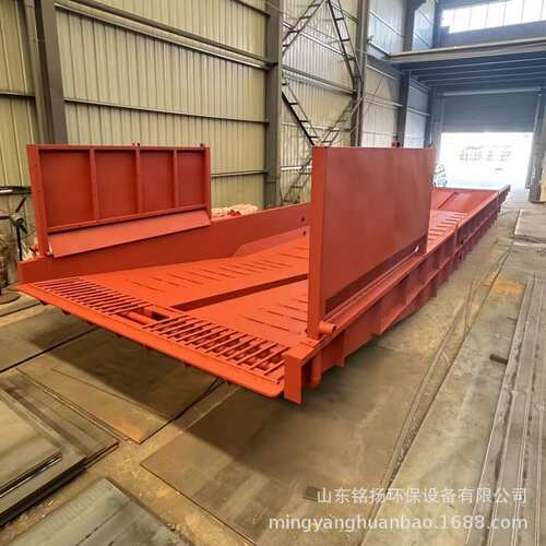工地可移动洗车槽洗车池厂家全自动感应钢制洗车台工地入口洗车槽