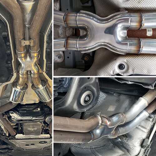 汽车409不锈钢排气管改装Y型三通  H X型四通连接管51 57 63 76MM