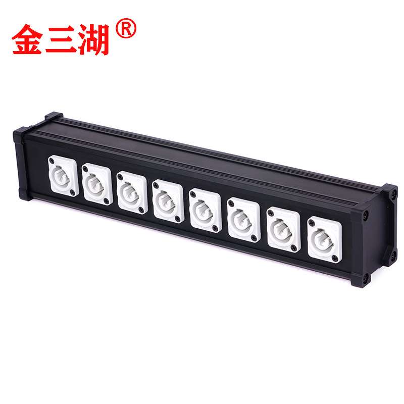 舞台8路16A分线盒LED帕灯230W光束灯电源桁架接线盒电源盒灯光盒