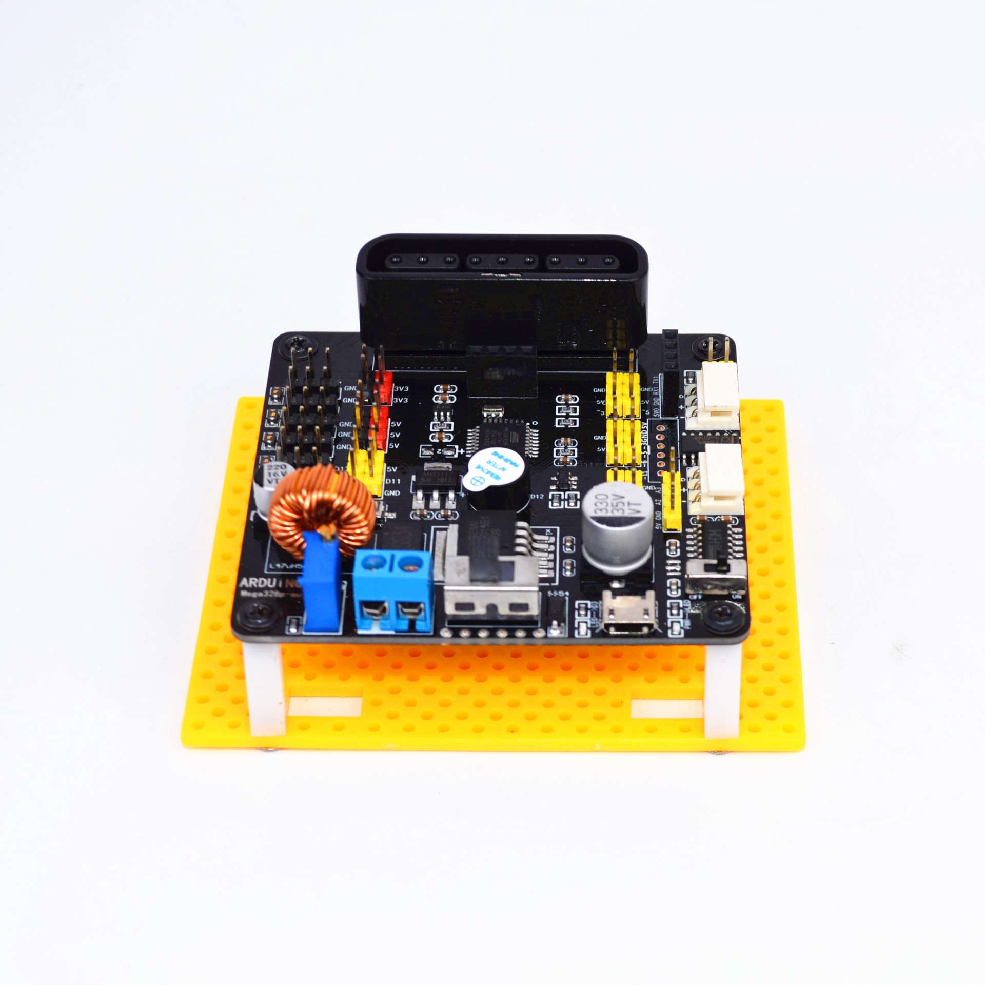 新款for arduino遥控PS2遥控不锈钢机械臂六自由度 6DOF机器人