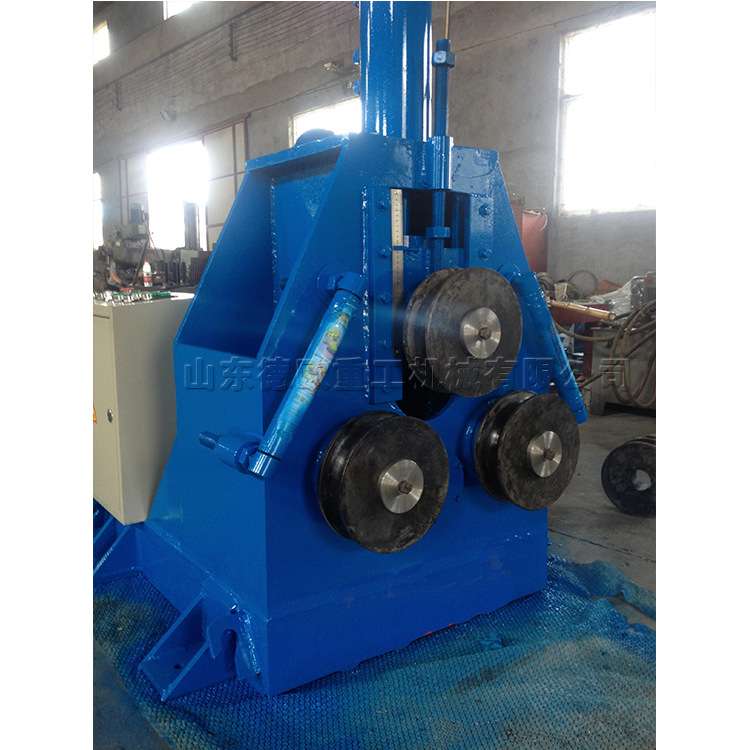 3-60钢管型材盘管机 立式螺旋状槽钢打圈机 直销角钢扁铁盘圆机