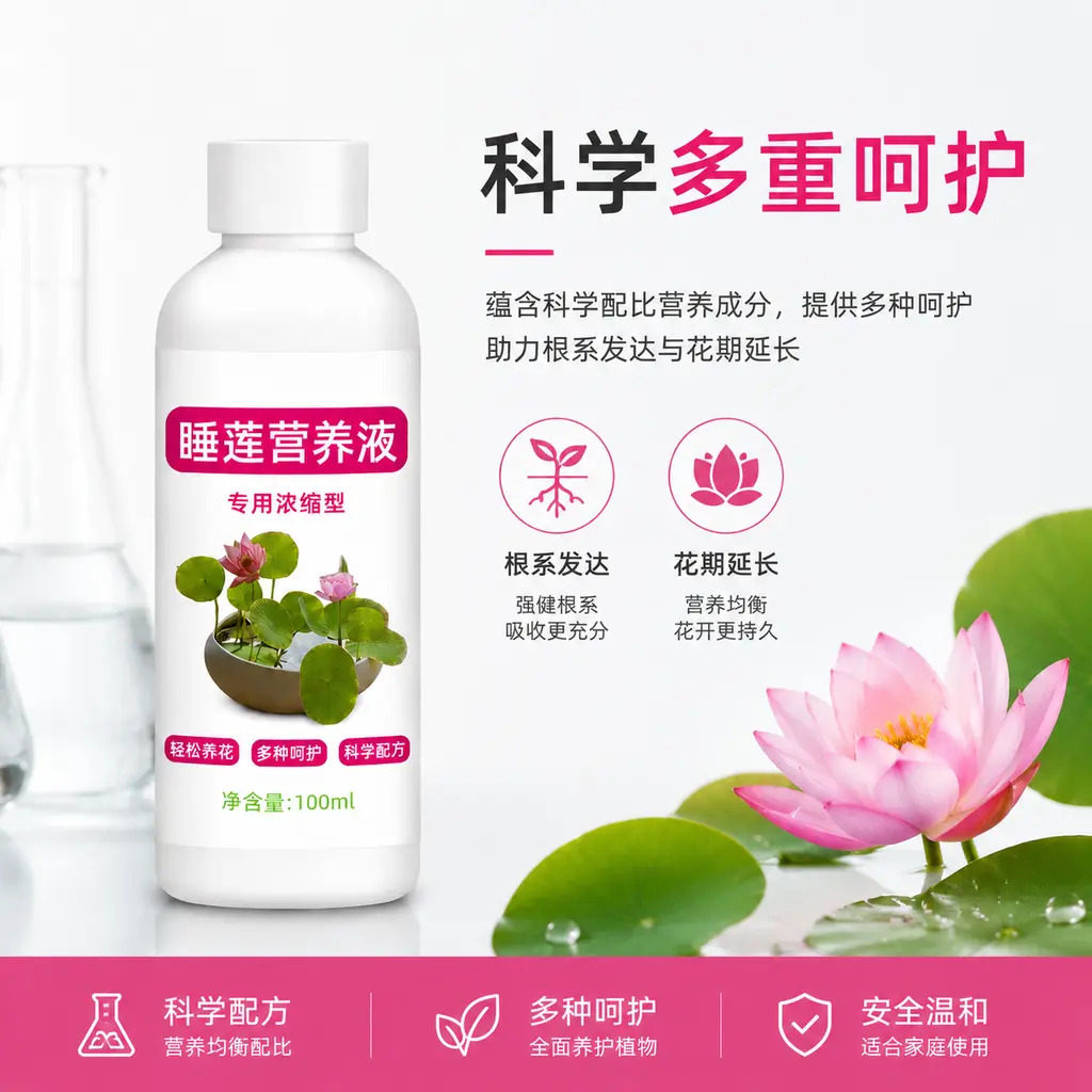 【下单立减50】睡莲营养液水培植物睡莲花肥料催花专用肥水莲花WZ