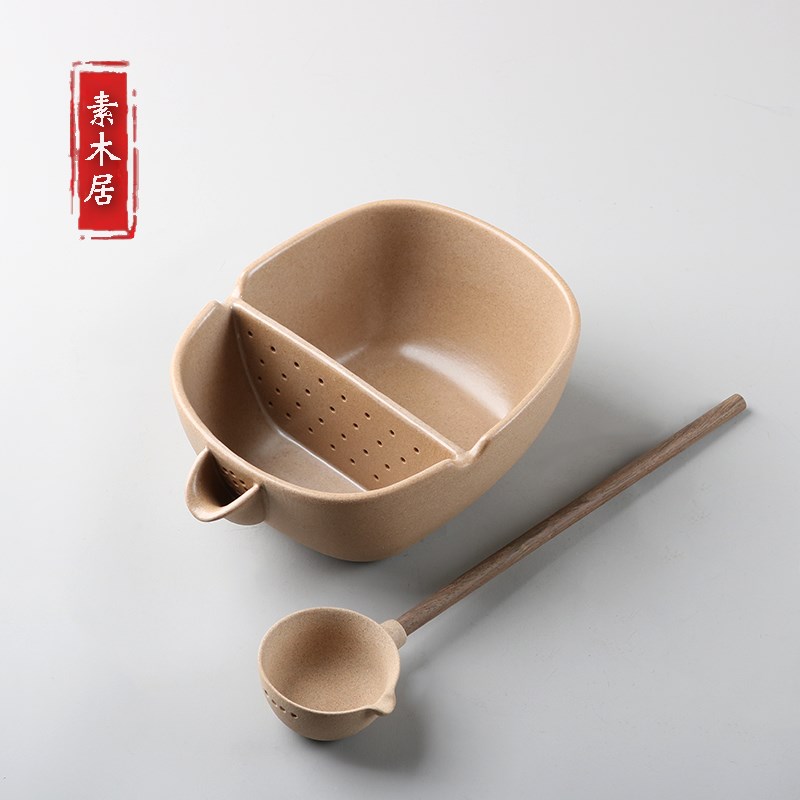 麦饭石粗陶煮茶器电陶炉家用泡茶壶煮茶炉套装黑茶老白茶温茶碗