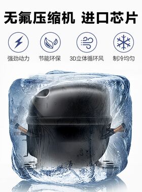 美时达幼儿园食品留样柜小型家用商用冷藏展示柜带锁留样冰箱冷柜