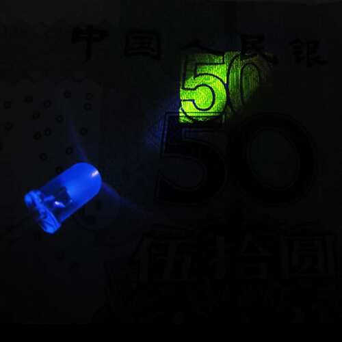 f5/5mm紫光灯珠 F5紫灯 UV紫光LED 灭蚊验钞防伪检测 uv led