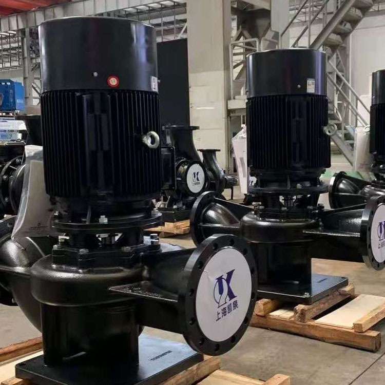 上海凯泉65口径L 3KW 4KW 5.5KW立式管道循环泵供暖补水泵增压泵