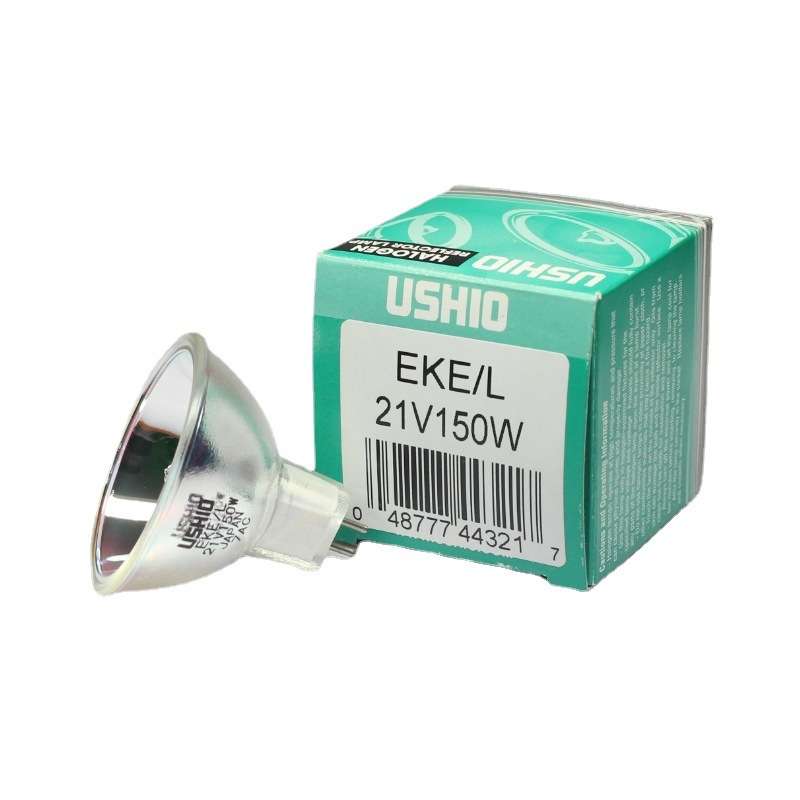 原装USHIO EKE/L 21V150W卤素灯杯显微镜冷光源电子AOI检测灯泡