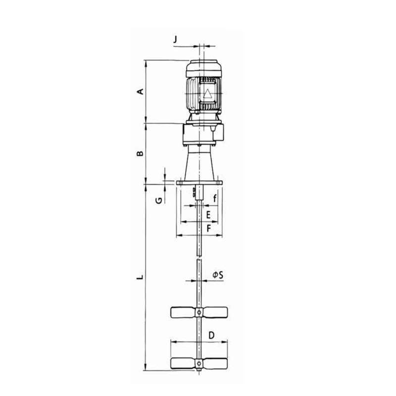 Amixer爱米克斯液体搅拌机D系列实用型可移动式不锈钢立式搅拌器