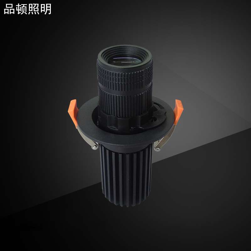 led聚光灯聚焦圆射灯酒吧KTV吧台圆光LED天花灯开孔式嵌入式品顿