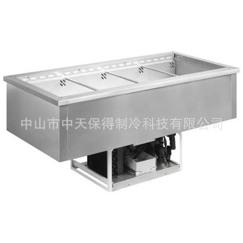 嵌入式不锈钢沙拉台商用自助餐沙拉台酒店餐厅Salad bar