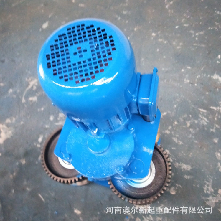 厂家供应3吨电动葫芦成套钢轮跑车工字钢起重机运行跑车