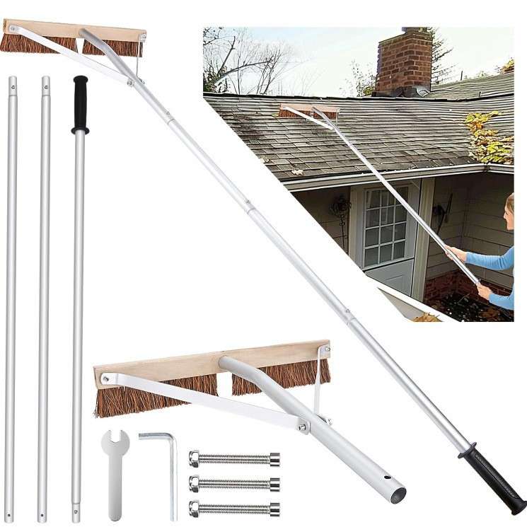 厂家 屋顶落叶耙落叶刷屋檐刷清洁刷屋顶扫落叶扫雪工具