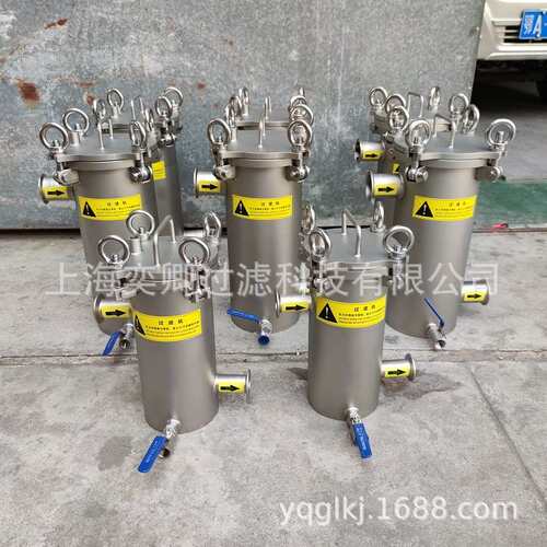 YQSTEC 奕卿科技篮式过滤器 预处理管道篮式过滤器 不锈钢喷砂