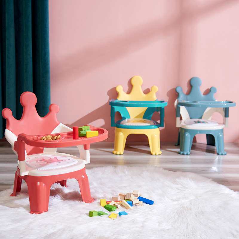 儿童吃饭餐椅宝宝椅子幼儿园凳子趣味带响座椅靠背叫叫椅小餐椅