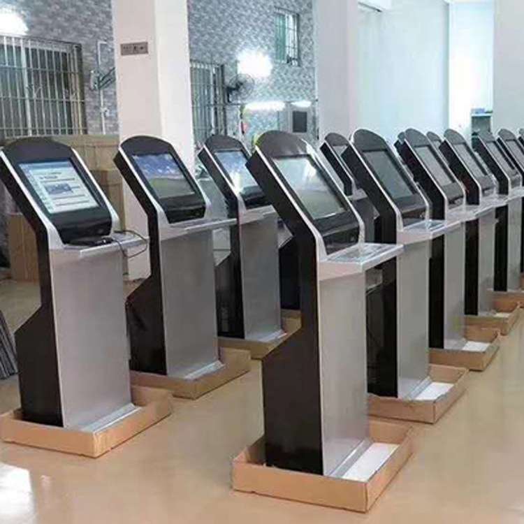 抽屉键盘自助排队终端机工控机外壳19/22寸落地触摸屏一体机K17