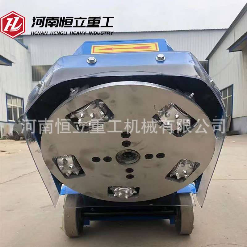 混凝土路面凿毛机电动凿毛铣刨一体小型手推刨地机手推式电动凿
