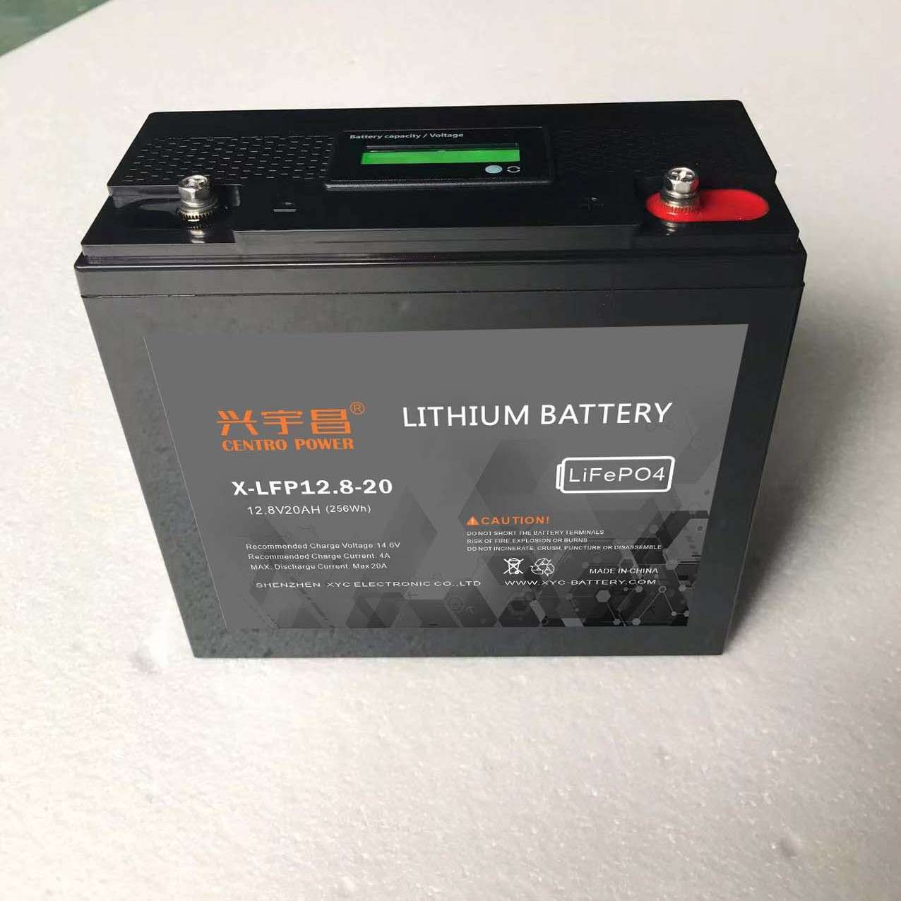 铅酸改锂电12V20AH磷酸铁电池 12.8V 20AH 锂代铅电池电瓶
