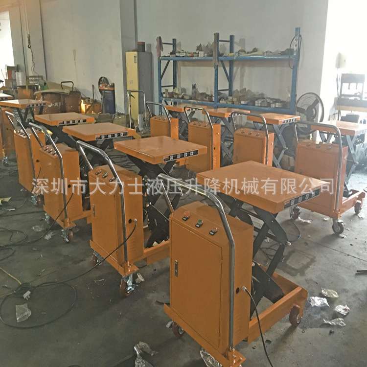移动式平台车半电动升降平台车手推液压模具平台车手动平台车