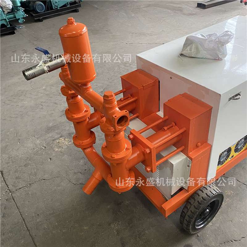 压力可调WDSJ砂浆活塞式注浆机电动11kw地基护坡灌浆泵