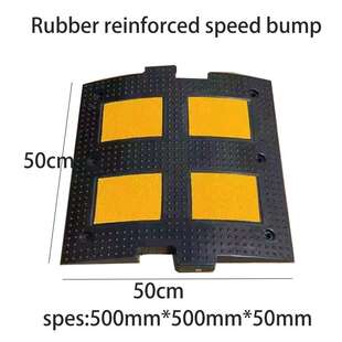 欧版减速带宽60cm橡胶道路限速Widened rubber deceleration belt