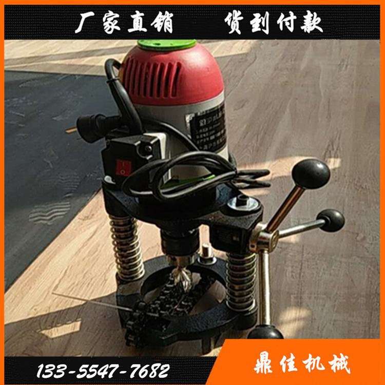 零售新型电动打孔机小型链条管道打孔机使用广泛铝合金开孔机