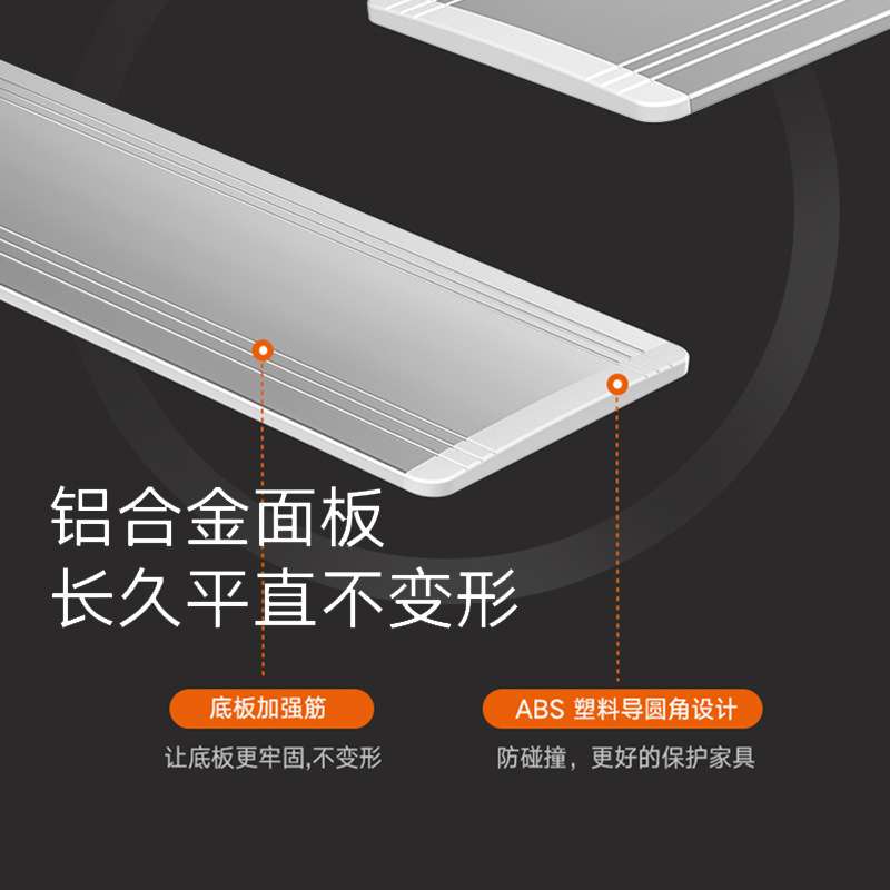 平板拖把家用铝合金瓷砖木地板便携式干湿两用大号墩布家政懒人拖