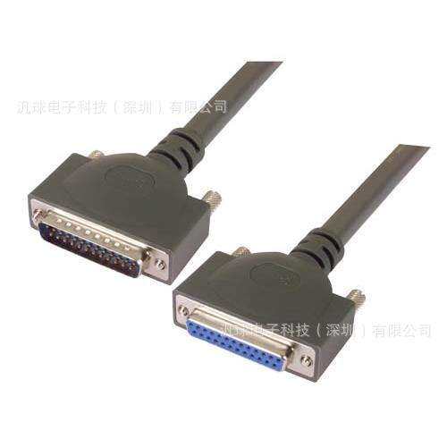 L-COM CPMS25MF-1 大功率D-sub线缆连接器 DB25公头/母头 现货
