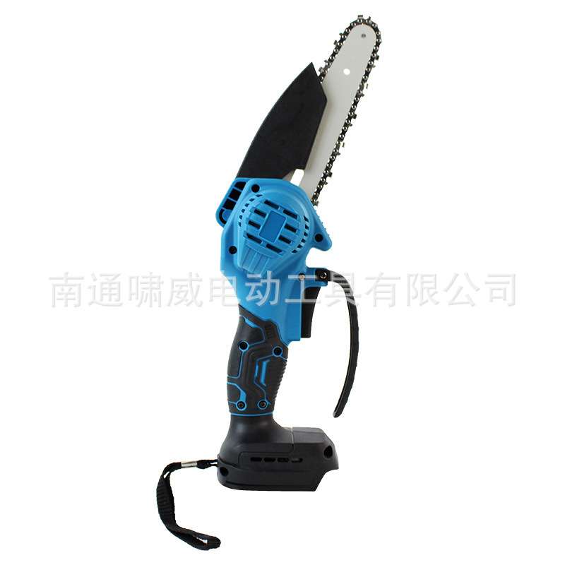 工厂供应21V锂电电链锯带油泵家用大功率园林伐木电动链锯
