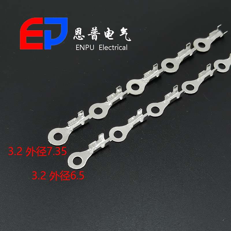 JEP接线片地环连接器汽车配件电源线接头圆型接线端子DJ4311-3.2A